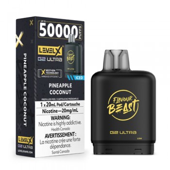 Level X Ultra Pineapple Coconut Iced 50k 20mg